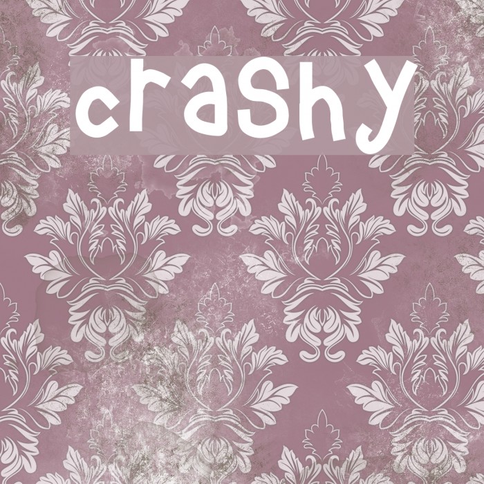 Crashy Font examples