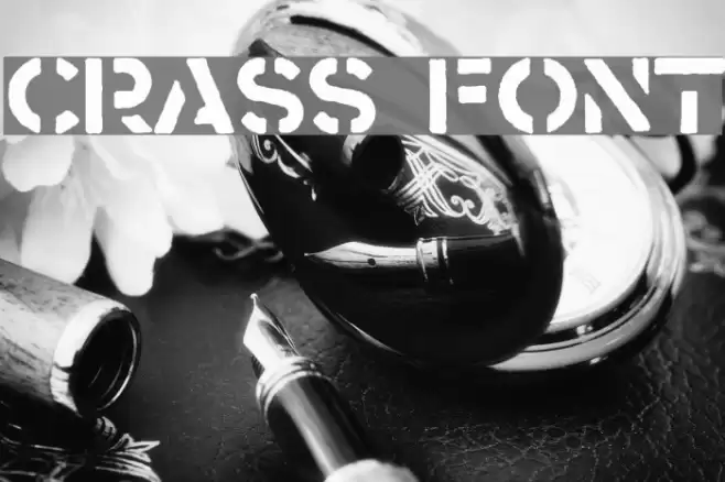 Crass Шрифта examples