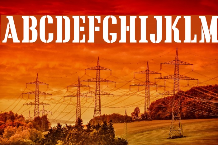 Crate Font examples