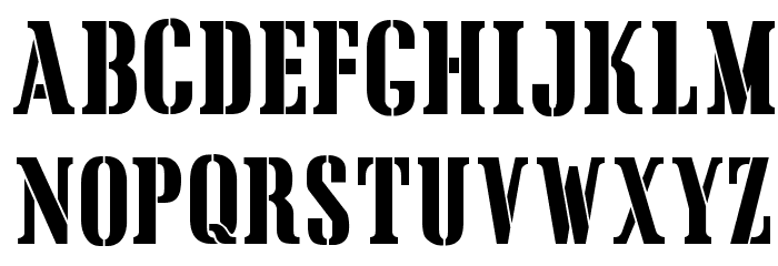 Crate Font Litere mici