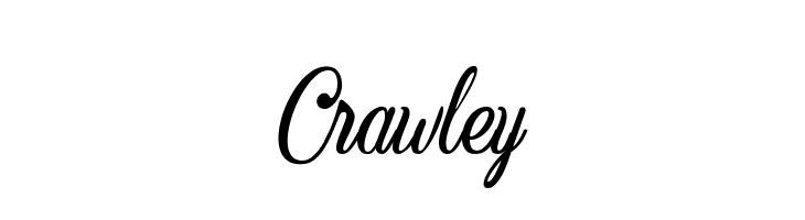 Crawley  नि: शुल्क फ़ॉन्ट्स डाउनलोड