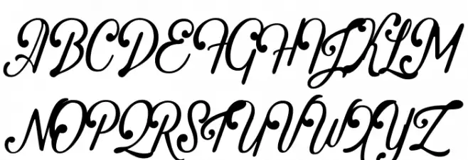Crawley Schriftart Groß