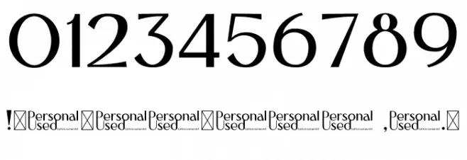 Crawling Personal Used Font OTHER CHARS
