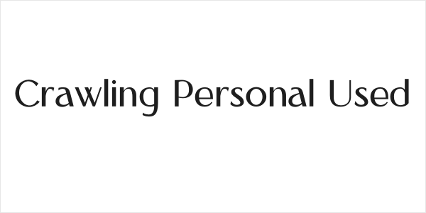Crawling Personal Used Logo