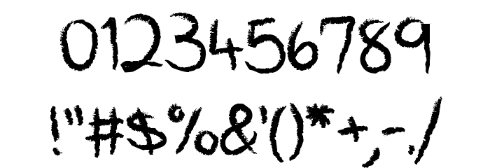 Crayawn Font OTHER CHARS
