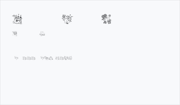 Crayola Kiddy Font Business Card