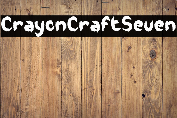 Crayon Craft Seven Example 1