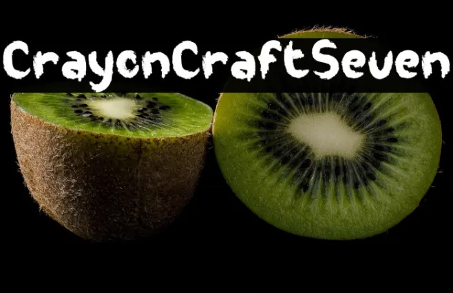 Crayon Craft Seven Example 2