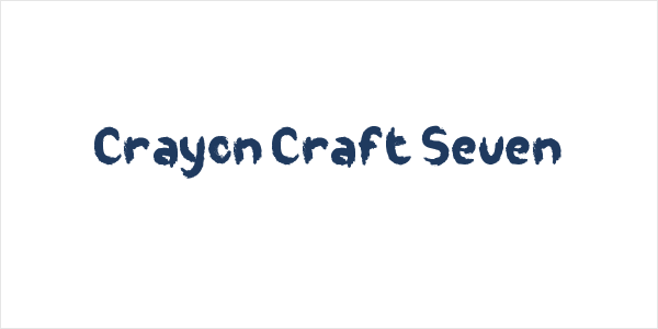 Crayon Craft Seven Logo