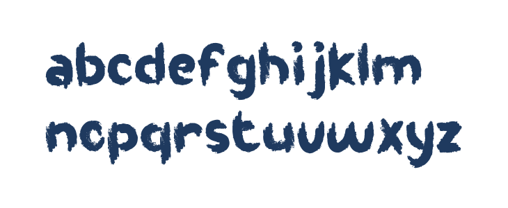 Crayon Craft Seven Lowercase