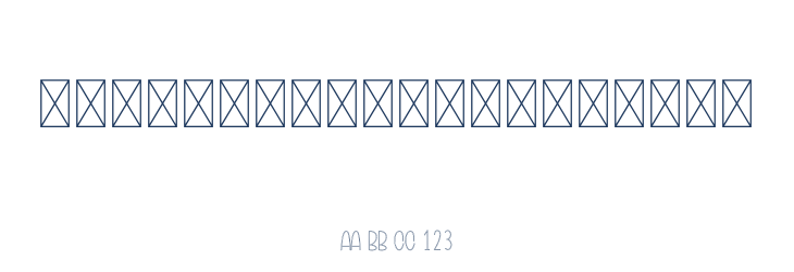 Crayon Doodle Font Preview