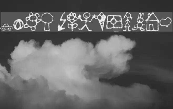 Crayon Kids 1 Font examples