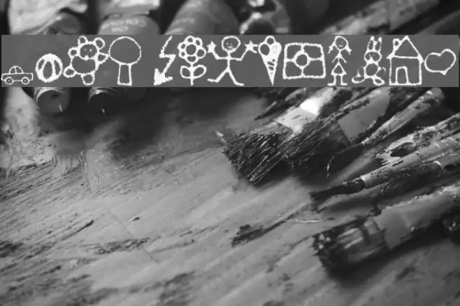 Crayon Kids 1 Font examples