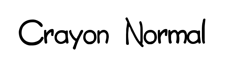 Crayon  Normal Schriftart