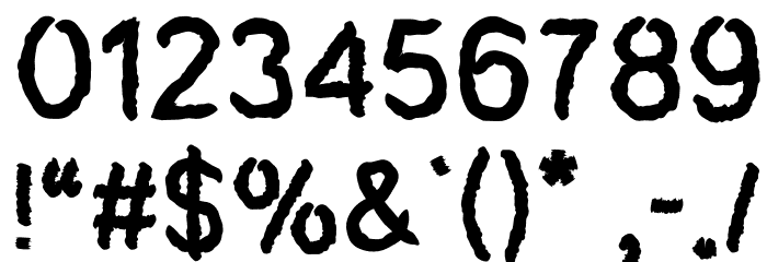 Crayon Pastel Font OTHER CHARS