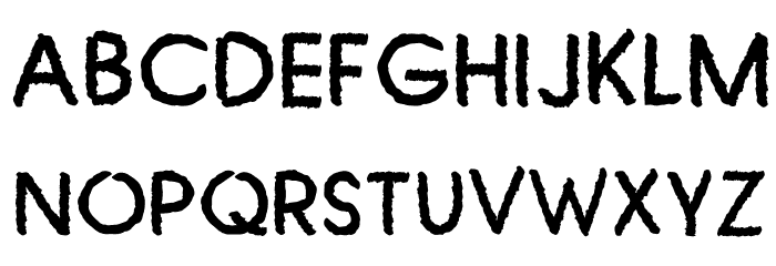 Crayon Pastel Font UPPERCASE