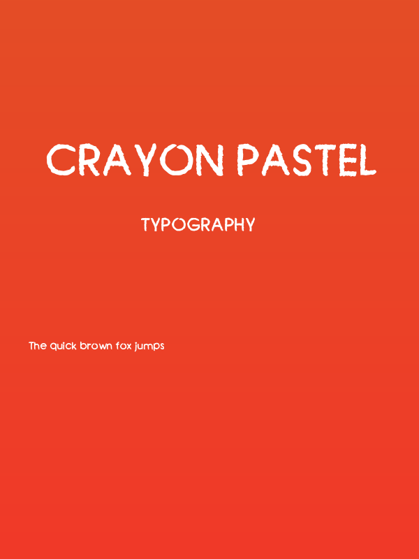 Crayon Pastel Poster