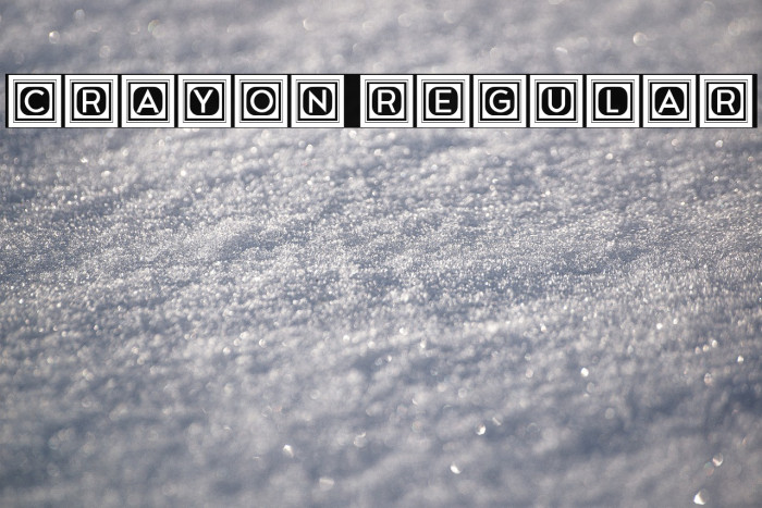 Crayon Regular Example 2