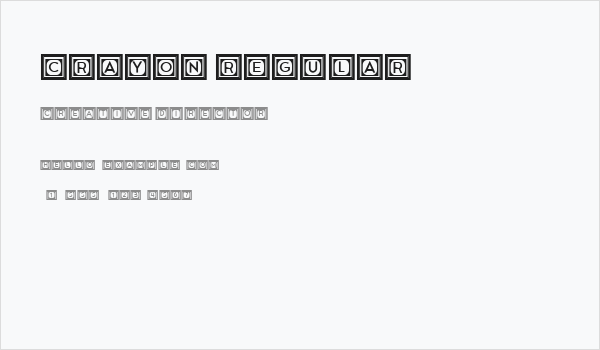 Crayon Regular Business Card