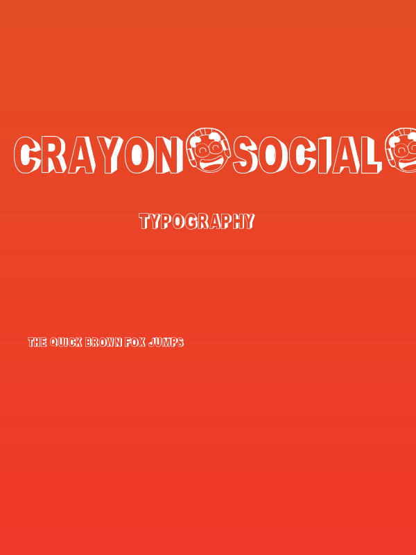 Crayon-Social-Art Poster