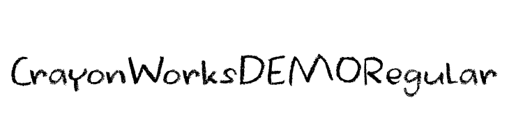 Crayon Works DEMO Regular  لخطوط تنزيل