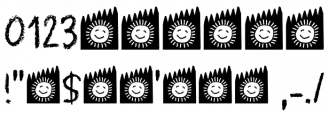 Crayon Works DEMO Regular Font OTHER CHARS