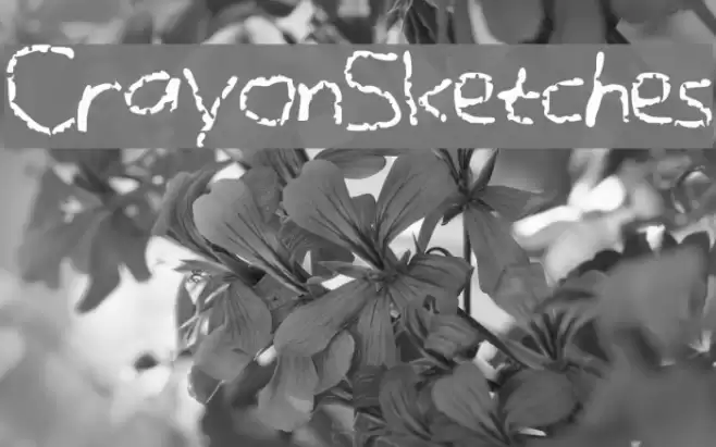 CrayonSketches Font examples