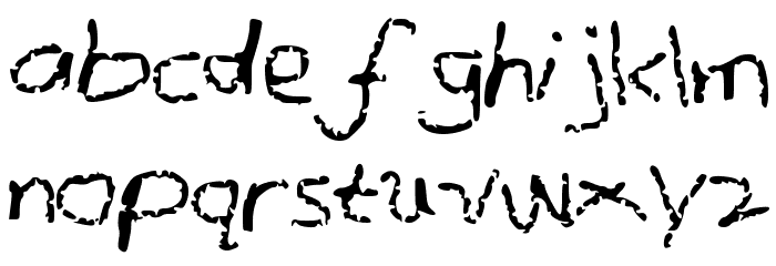 CrayonSketches Font LOWERCASE