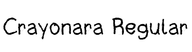 Crayonara Regular  baixar fontes gratis