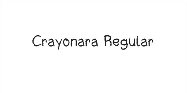 Crayonara Regular Logo