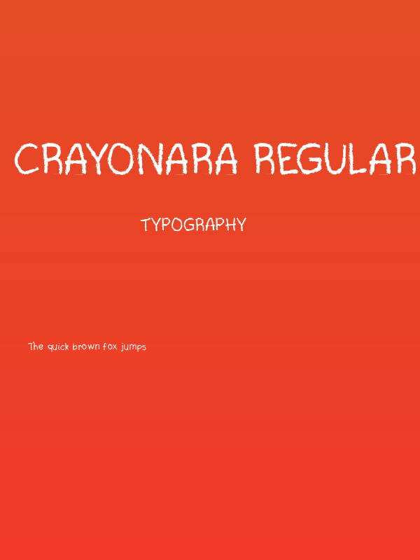 Crayonara Regular Poster