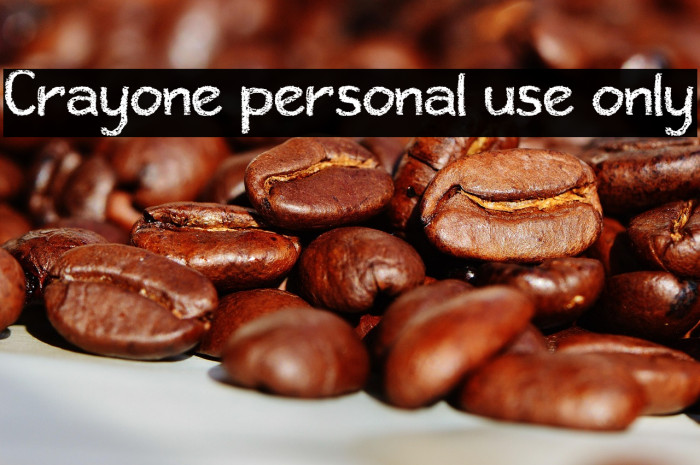 Crayone personal use only Example 2