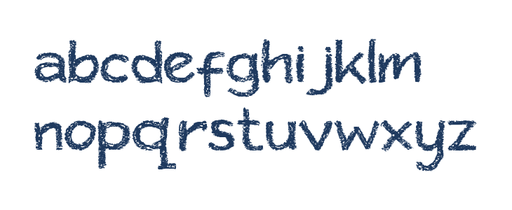 Crayone personal use only Lowercase