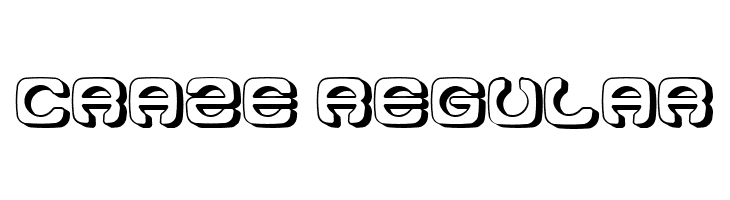 Craze Regular  Скачать бесплатные шрифты