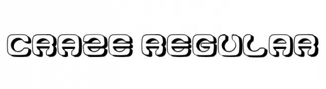 Craze Regular  Frei Schriftart Herunterladen