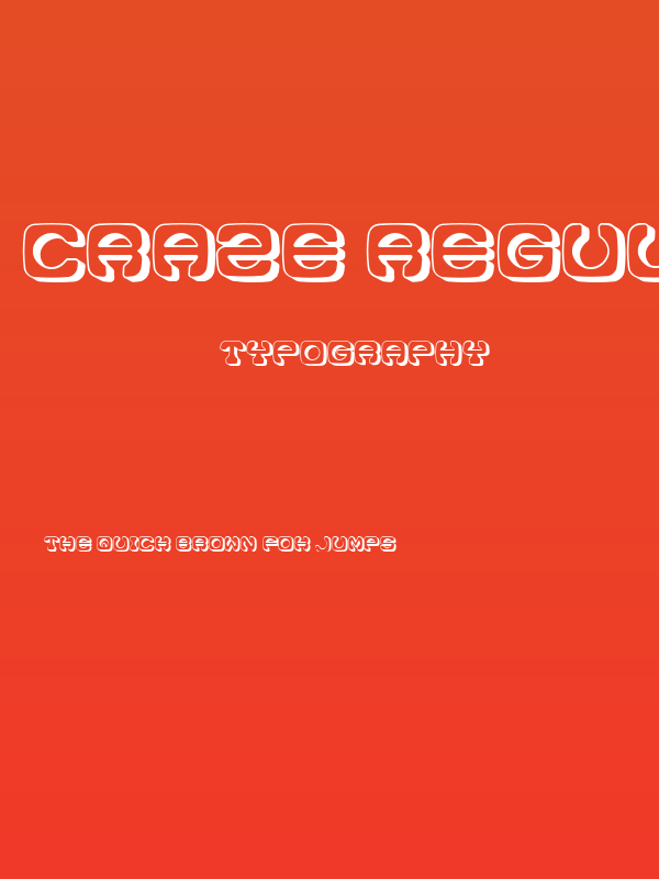 Craze Regular Poster