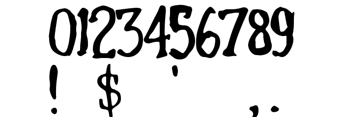 Crazer Font OTHER CHARS