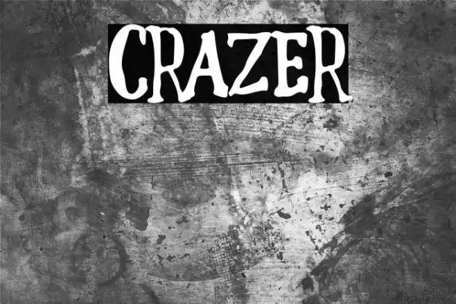 Crazer 字体 examples