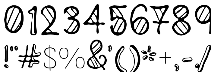 Craziest Deco Regular Font OTHER CHARS
