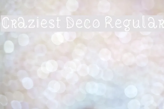 Craziest Deco Regular Example 1
