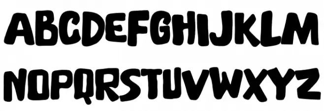 Crazy Blocks DEMO フォント 大文字