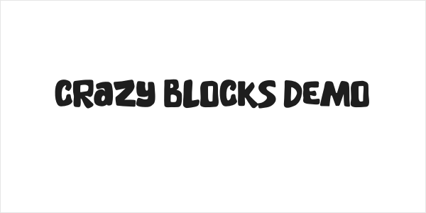 Crazy Blocks DEMO Logo