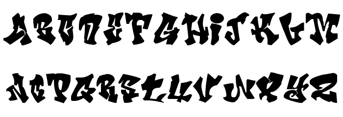 Crazy Calligraphy Font LOWERCASE