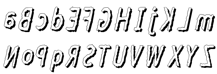 Crazy Cock Font LOWERCASE