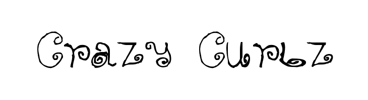 Crazy Curlz  Скачать бесплатные шрифты