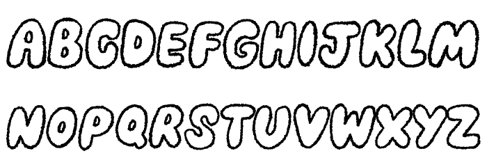 Crazy Diamon Outline DEMO Font UPPERCASE