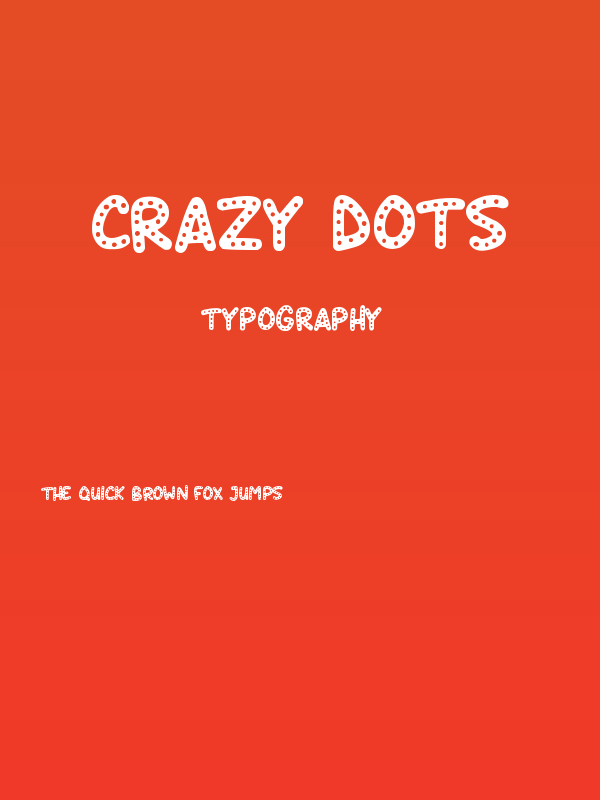 Crazy Dots Poster
