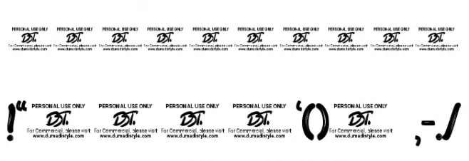 Crazy Dream Font OTHER CHARS