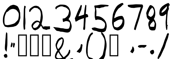 Crazy Dust Regular Font OTHER CHARS