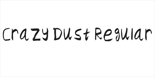 Crazy Dust Regular Logo